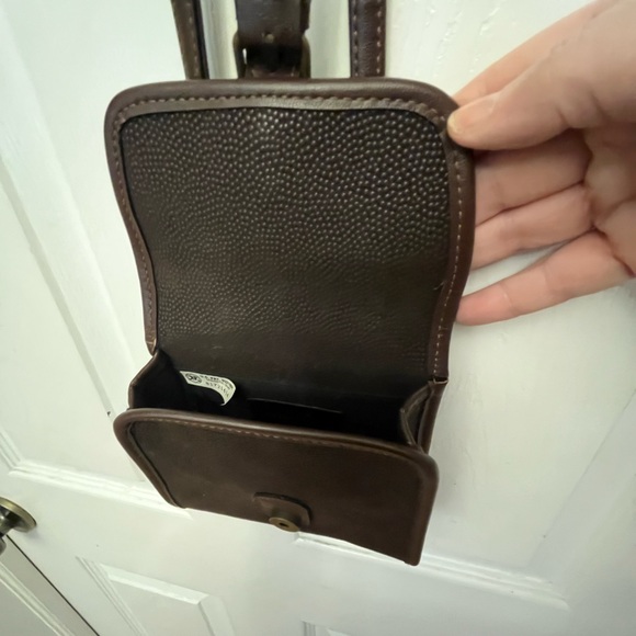 Liz Claiborne Dark sueded leather Brown Mini Bag - Picture 3 of 5